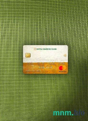 Slovenia Intesa Sanpaolo bank, Poslovalnica Koper bank wygląd zdjęcia mastercard skan PSD + zdjęcie